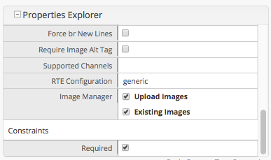 RTE Setup - Insert Image Extension Example :align: center