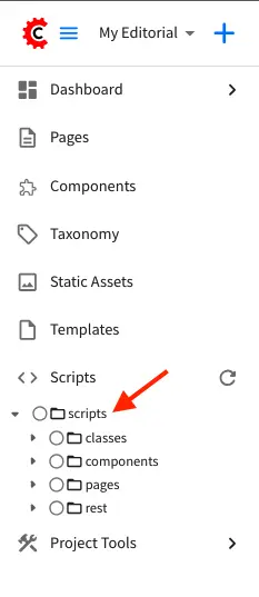 Working with Filters - "scripts" Folder