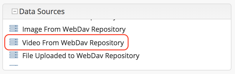 Source Control Video From WebDAV Repository