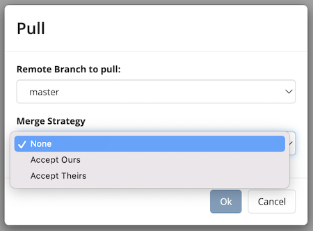 Remote Repositories - Pull from Remote Repository Options