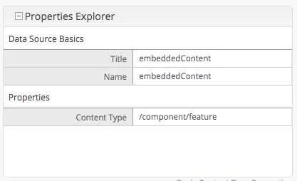 Form Source Embedded Content Fields