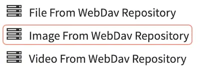 Source Control Image From WebDAV Repository