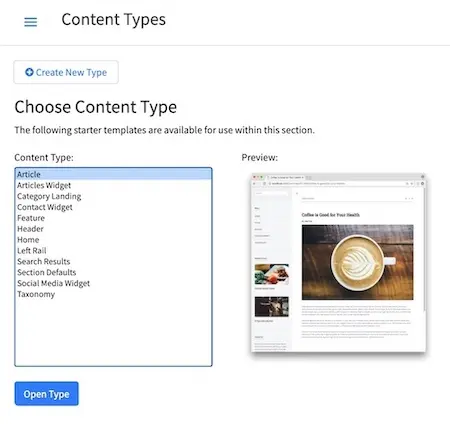 Site Administrator - Project Tools Content Types