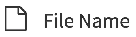 Form Controls - File Name