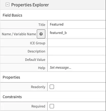 Form Control Checkbox Properties