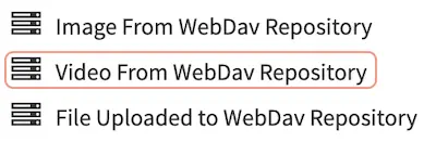 Source Control Video From WebDAV Repository