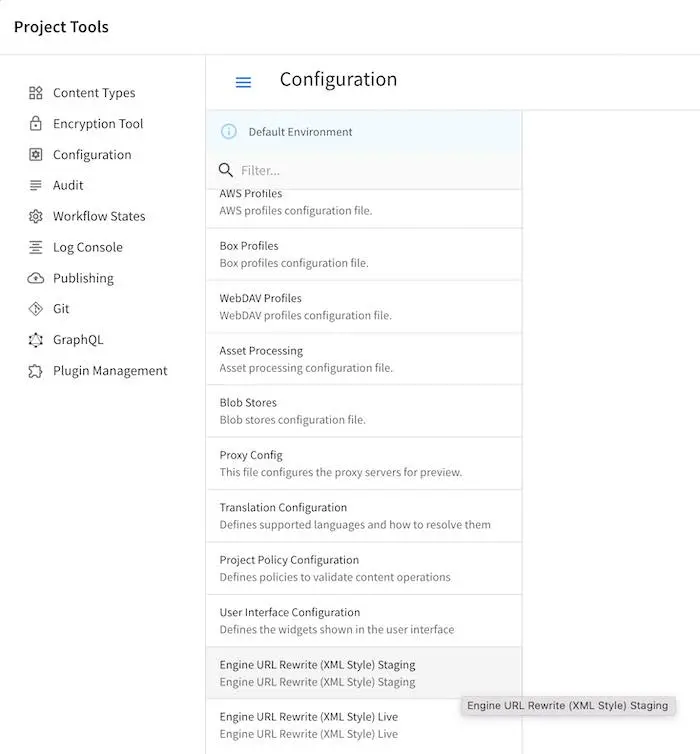Multi-target Configuration - New configuration files added to dropdown list