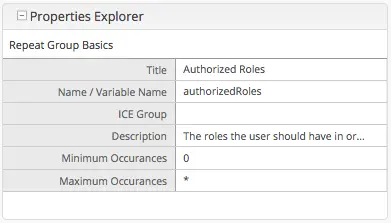 Engine Project Security Guide - Authorized Roles Properties