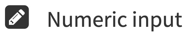 Form Controls - Numeric Input