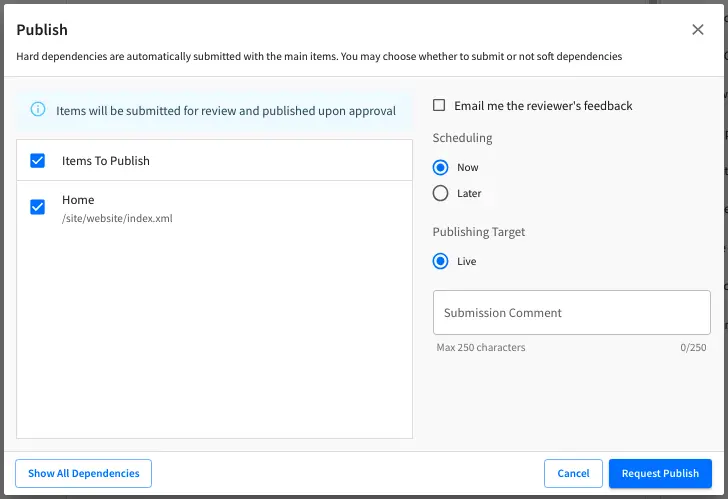 Workflow - Sample dialog