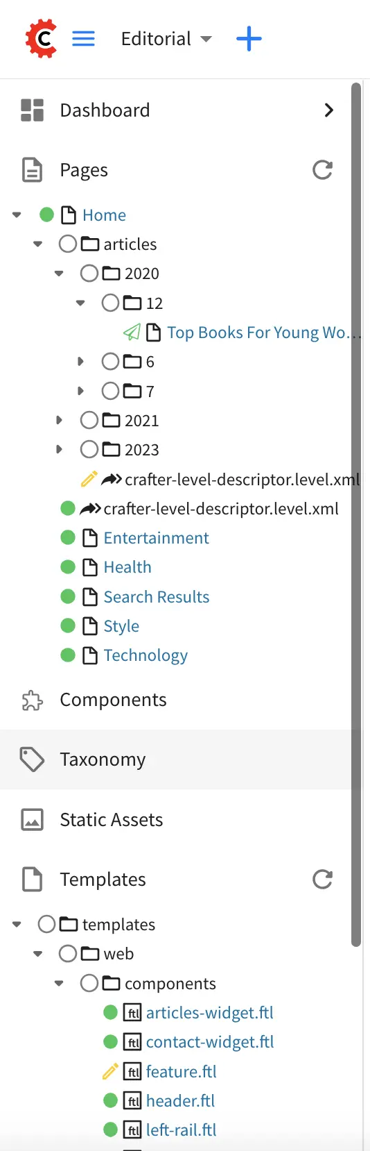 Navigating Studio - Project Tools Navigation