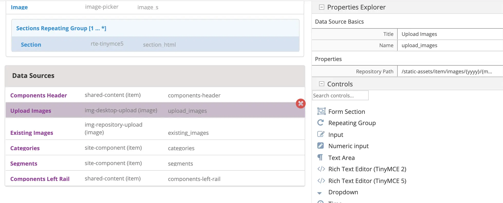 Setup data source to use the file path pattern in Blob Stores